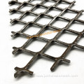 Black steel expanded metal mesh